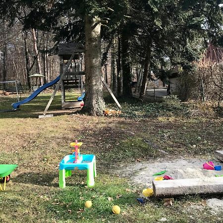 Blockhaus Chalet Mit Beheizbarem Badefass Und Infrarotsauna Auf Der Terrasse Oberschützen Eksteriør billede