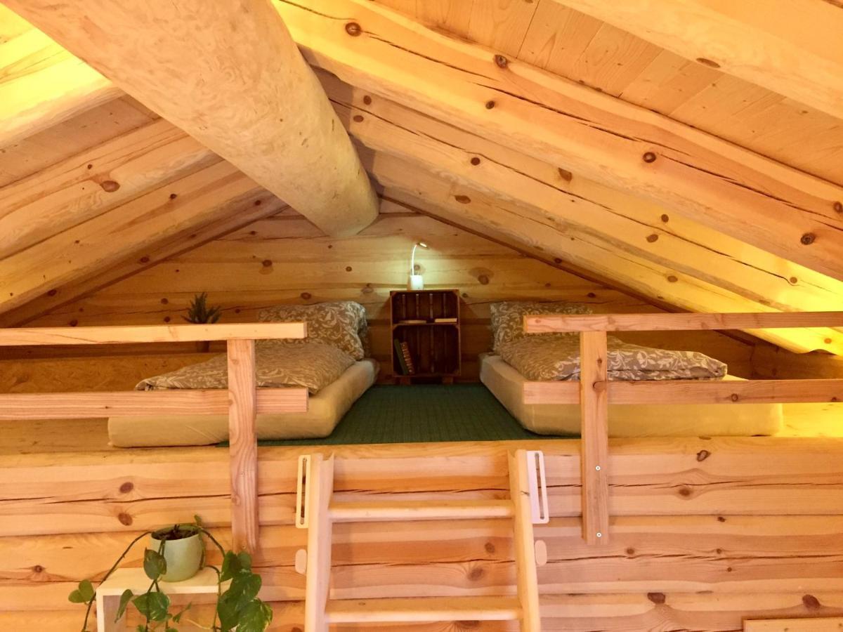 Blockhaus Chalet Mit Beheizbarem Badefass Und Infrarotsauna Auf Der Terrasse Oberschützen Eksteriør billede
