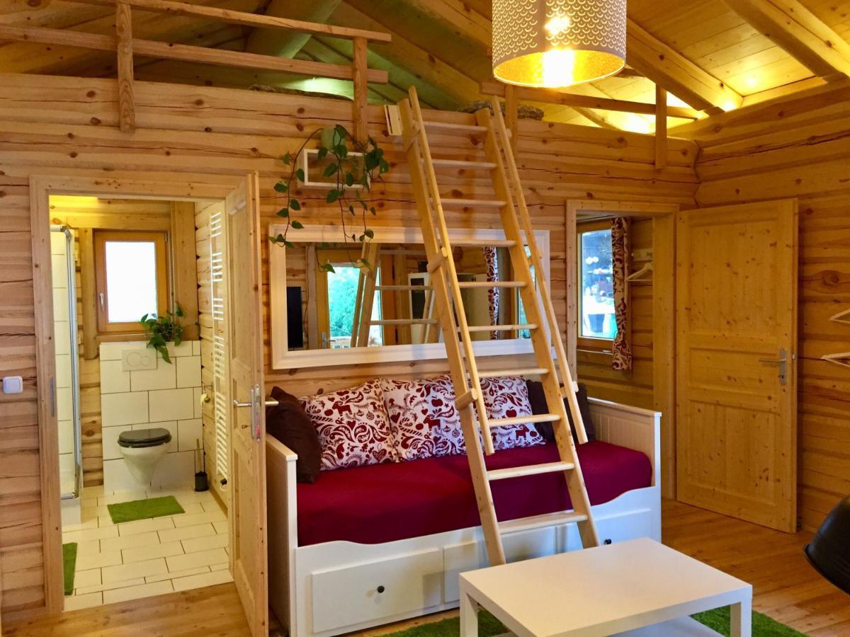 Blockhaus Chalet Mit Beheizbarem Badefass Und Infrarotsauna Auf Der Terrasse Oberschützen Eksteriør billede