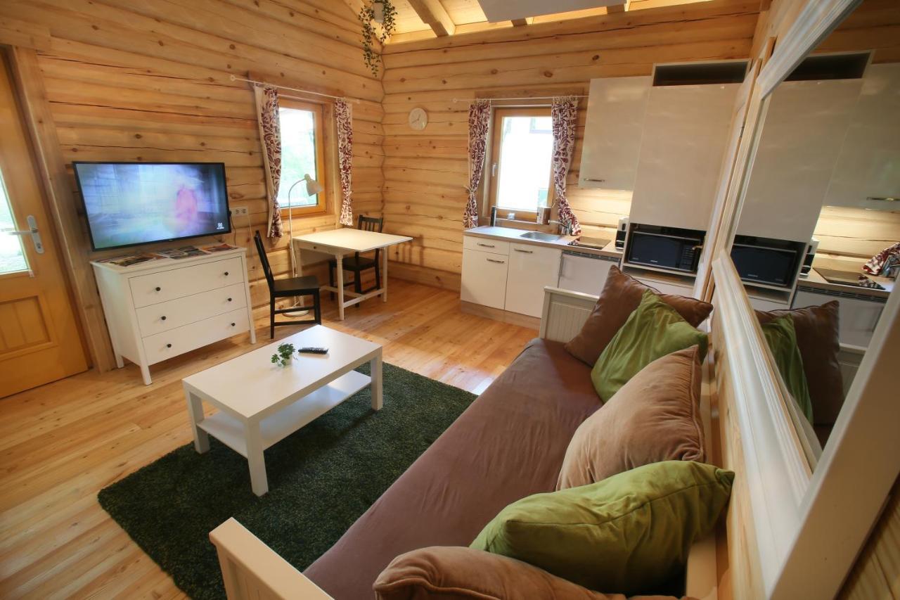 Blockhaus Chalet Mit Beheizbarem Badefass Und Infrarotsauna Auf Der Terrasse Oberschützen Eksteriør billede